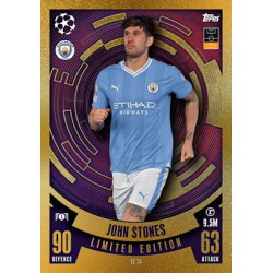 Topps Match Attax Champions League 2023/2024 Limited Edition John Stones (Manchester City)